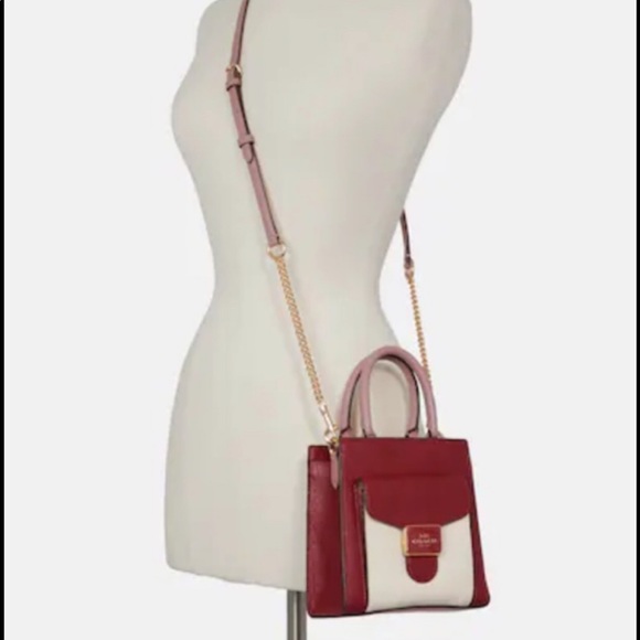 💋😍💋Coach Mini Pepper Crossbody In Colorblock - Picture 5 of 5